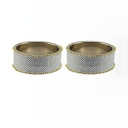 Vidhya Kangan Women White Bangle-image-75