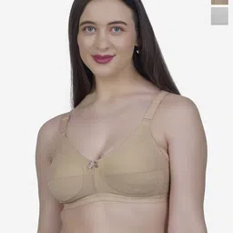 SHYAM SONS FLAIR Pack Of 2 Full Coverage Solid Bra-5
