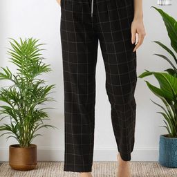 Kryptic Pack Of 2 Pure Cotton Mid-Rise Lounge Pants-image-98