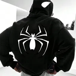SXV STYLE Women Spider Trap Printed Hooded Sweatshirt-picture-31