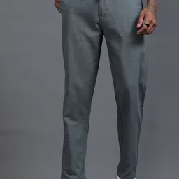 The Roadster Lifestyle Co Men Relaxed Fit Trousers-image-29