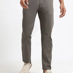 U.S. PITCHERS Men Slim Fit Low-Rise Chinos Trousers-picture-26