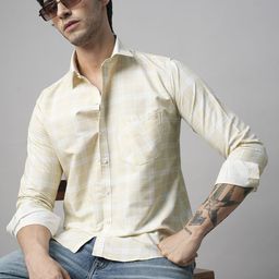 TRYBUY.IN Men Standard Buffalo Checks Opaque Checked Casual Shirt-image-89