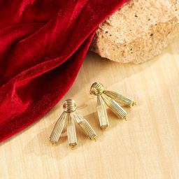 StyleCast Gold-Plated Contemporary Studs-image-65