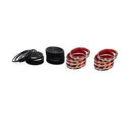 Somil Classic Combo Glass Bangles | Simple Chudi Set For Women & Girls | Daily Use & Special Occasions, Combo Of 2 Set, Black, Multicolor-picture-38
