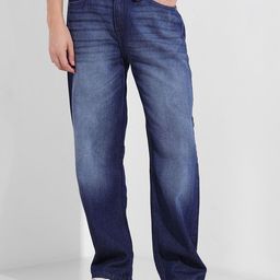 the indian garage co The Indian Garage Co. Men Relaxed Fit Mid-Rise Pure Cotton Jeans-picture-6