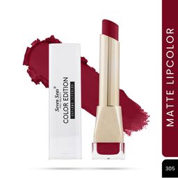 Seven Seas Color Edition Day Long Waterproof Matte Lip Color - Chestnut Rose 2 - 305-25