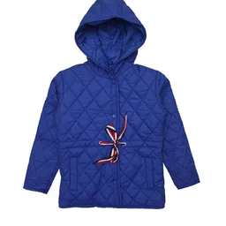White Snow Girls Quilted Jacket-image-20