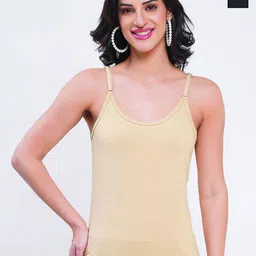Reveira Pack Of 2 Assorted Non-Padded Round Neck Camisoles-7