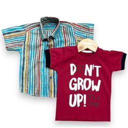 BAESD Boys Relaxed Multi Stripes Opaque Striped Party Shirt-image-71