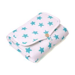 TIDY SLEEP Kids Pink & Blue Water Resistant Foldable On The Go Mat-53