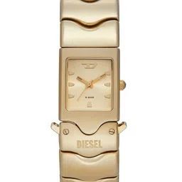 DIESEL Men Dial & Stainless Steel Straps Reset Time Analogue Watch DZ2223-Gold-image-96