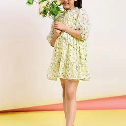 Stylo Bug Floral Print A-Line Dress-image-51