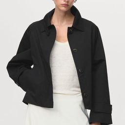 MANGO Water Repellent Tailored Jacket With Epaulettes-picture-40