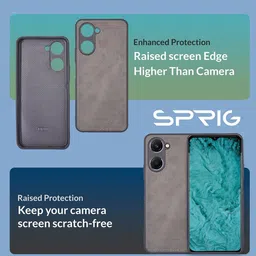 SPRIG Solid Printed Back Case Mobile Accessories image 2