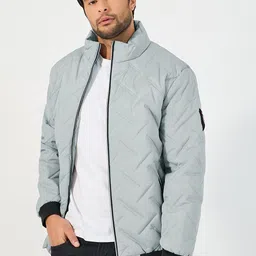 Styli Mock Collar Puffer Jacket-23