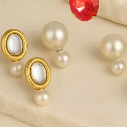 Anouk Women Red Earrings-picture-21