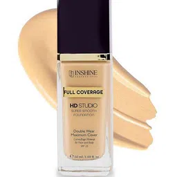 Inshine HD Studio Full Coverage Super Smooth Foundation With SPF 25 - 50 ml Classic Ivory-7