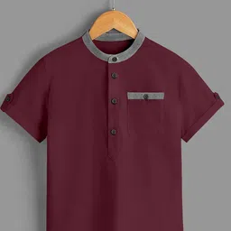 BAESD Boys Standard Opaque Casual Shirt-image-65