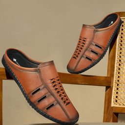 IMPERIO Men Open Back Mules-picture-4