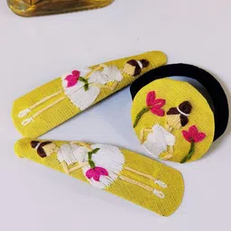 TheYUGO Women Embellished Hair Accessory Set of-image-3