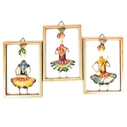 apka mart 3-Pcs Yellow & Red Printed MusicianWall Decor-13