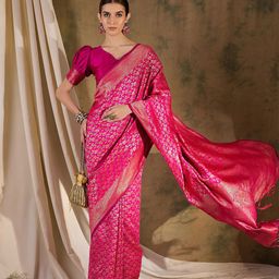 Suha Woven Design Zari Art Silk Ready to Wear Banarasi Saree-picture-16