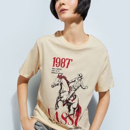 max Women Graphic Printed Round Neck Pure Cotton T-shirt-image-74