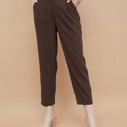 CODE by Lifestyle Women Pleated Trousers-image-82