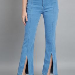 CORSICA Women Jean High-Rise Clean Look Stretchable Bootcut Jeans-image-97