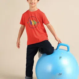 U.S. Polo Assn. Kids Boys Brand Logo Print Pure Cotton T-shirt-35