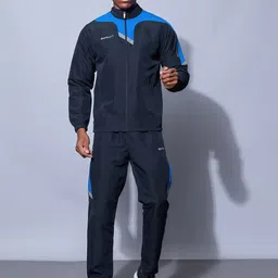 SPORT SUN Men Colourblocked Jacket With Trousers Tracksuit-picture-37