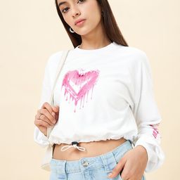 Coolsters by Pantaloons Girls Printed Cotton Round Neck Long Sleeves Pullover Sweatshirt-image-28