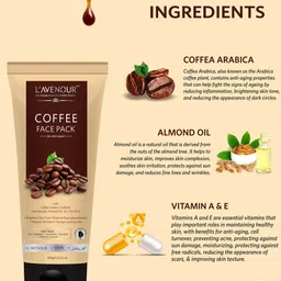 L'AVENOUR Set Of 3 Reduce Wrinkles Coffee Face Pack- 100 g Each image 2