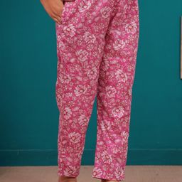 Nevisha Style Floral Printed Notch Neck Pure Cotton Tunic And Trouser-image-93