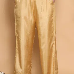 LetsDressUp Women Plus Size Beige Silk Palazzo-picture-32