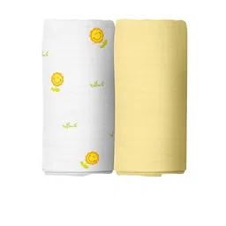 The White Cradle Infants Set Of 2 Printed Swaddles-12