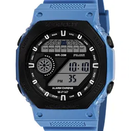 FELIZER Men Digital Watch Dial & Silicon Straps Digital Multi Function Watch LSKA-147-Blue image 5