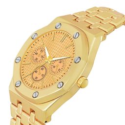 DOUBLERUN Men Dial & Bracelet Style Straps Analogue Multi Function Watch H05NAMT-15 image 5