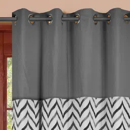 Dekor World Multicoloured Set of 2 Window Curtain image 5