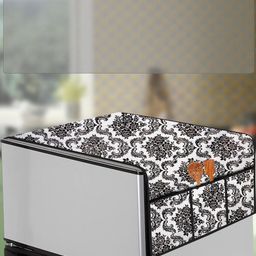 The Furnishing Tree Off White Plastic Refrigerator Cover-image-91