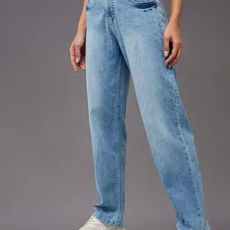 Miss Chase Women Wide Leg High-Rise Heavy Fade Stretchable Jeans-image-83