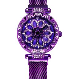 Gopal Shopcart Unisex Printed Textured Straps Analogue Watch GR_387_Purple-image-22