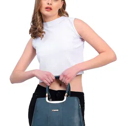 FOMMIL Structured Satchel With Tasselled image 5
