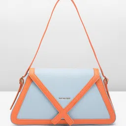Van Heusen Brand Logo Embossed Colourblocked Baguette-63