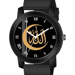 CSAMON Men Printed Round Dial & Straps Analogue Watch PandoBLK Islamic ROM01 804 BLK-image-99