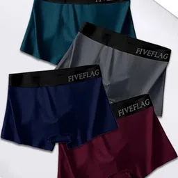 FiveFlag Pack of 4 Multicoloured Modal Trunks-image-97
