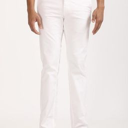 Indian Terrain Men Brooklyn Slim Fit Mid-Rise Trousers-picture-1