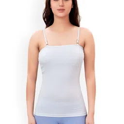 PLUMBURY Solid Lightly Padded Camisole-image-73