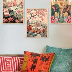 Traditional Wall Art With Frame Home Decor Wall Painting For Living Room Office Bedroom-image-68